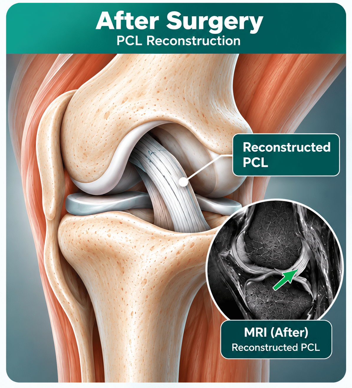 After PCL Surgery - PCL Reconstruction