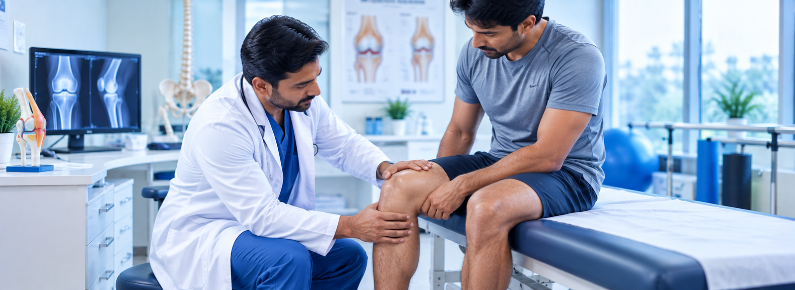 Orthopedic knee treatment at Jeevika Hospital