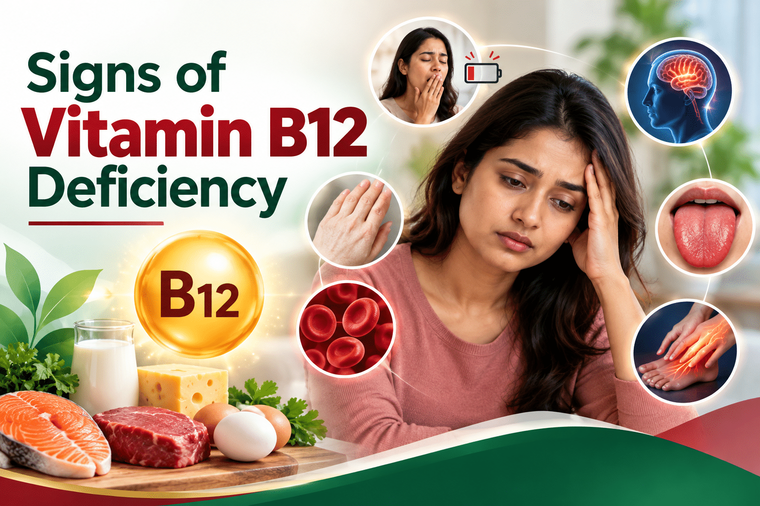 Signs of Vitamin B12 Deficiency